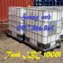 Bồn IBC cũ 1000l, bồn chứa chất lỏng, bồn công nghiệp, bồn nhựa, tank ibc 1000l cũ