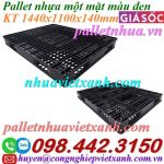 Pallet nhựa đen 1440x1100x140 hàng mới giá rẻ