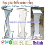 Bục phát biểu khung inox cao cấp