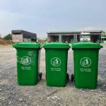 Thùng rác 120 lít nắp kín