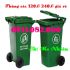 Cung cấp thùng rác giá rẻ uy tín, thùng rác 120l 240l nắp kín đủ màu- lh 0911082000
