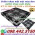 Pallet nhựa xuất khẩu 1100x1100x120mm màu đen