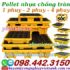 Pallet nhựa chống tràn 1 phuy - 2 phuy - 4 phuy