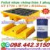 Pallet nhựa chống tràn 1 phuy 720x720x160mm