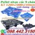 Pallet nhựa cốc 9 chân 1200x1000x140mm