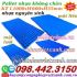 Pallet nhựa lót sàn không chân 1000x600x35mm nhựa nguyên sinh