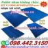 Pallet nhựa lót sàn không chân 1000x600x35mm nhựa tái sinh