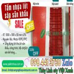 Tấm nhựa lót sàn sân khấu màu cam 1000x500x50mm
