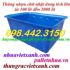 Thùng nhựa chữ nhật dung tích lớn 100 lít đến 2000 lít