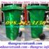 Thùng rác 120 lít nắp kín - 2 bánh xe nhựa HDPE giá siêu rẻ call 0984423150 – Huyền