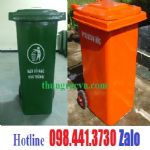 thùng rác nhựa composite  120 lít