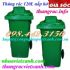 Thùng rác 120 lít nắp hở nhựa HDPE - 2 bánh xe giá siêu rẻ call 0984423150 – Huyền