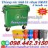 Thùng rác 660 lít - Giải pháp tối ưu cho việc thu gom và quản lý rác thải quy mô lớn
