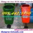 Thùng rác treo đơn 50 lít nhựa composite giá rẻ, siêu cạnh tranh call 0984423150 – Huyền