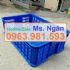 Sóng nhựa hở HS009 giá rẻ tại Hà Nội, sóng nhựa rỗng HS009, sọt nhựa cao 19 cm, thùng nhựa rỗng HS009