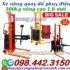 Xe nâng quay đổ phuy điện nâng cao 1600mm tải 500kg