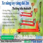 Xe nâng tay 2000kg càng hẹp dài 2m Niuli 540x2000mm