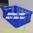 Rổ nhựa HPDE, sóng nhựa hở, sọt nhựa tại Long Biên, sọt đựng nông sản