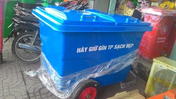 Thùng rác nhựa 660 lít composite giá rẻ