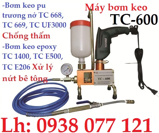 Máy bơm keo chống thấm TCK-500, TCK-600, SL 500, SL 600 giá rẻ nhất Hà Nội