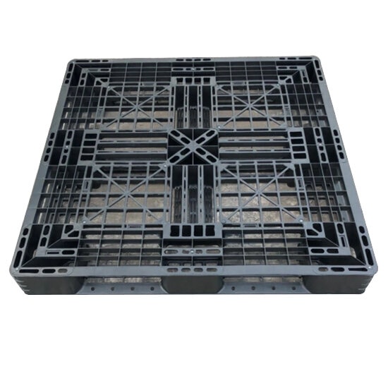 Pallet nhựa 2 mặt liền khối 1200x1200x150mm