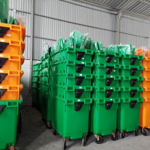 Thùng rác nhựa 660 lít – 1100 lít Công Cộng Nhập Khẩu